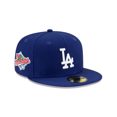 Los Angeles Dodgers Gorra | New Era MLB Green Paisley Undervisor 59fifty Fitted Cap Mexico - Azules